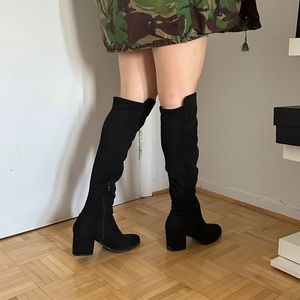 Knee-High Heel Boots